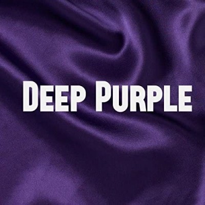 Headbands 1 Inch Wide Satin Headband - Deep Purple - CZ11U994BW7 $7.74