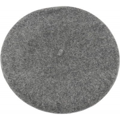 Berets Wool French Beret Hat for Women - Smoky Grey - C218N8DA7KT $9.98
