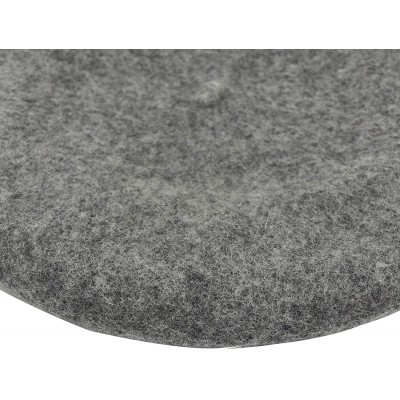 Berets Wool French Beret Hat for Women - Smoky Grey - C218N8DA7KT $9.98