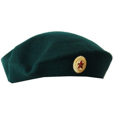 Berets Soviet Army Original Military Female Officer Beret. Turquoise - CW186LOGQLI $21.76