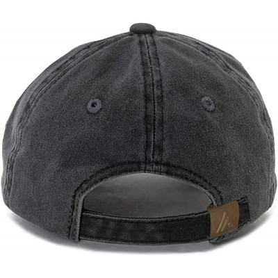 Baseball Caps Whatever Baseball Embroidered Unstructured Adjustable - Pigment Black - CT18NRY8GQT $18.32