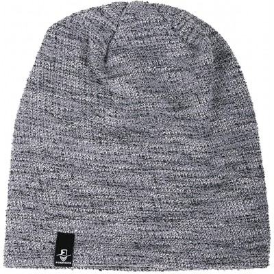 Berets Women's Slouch Beanie Long Baggy Skull Cap Turban Winter Beret Hat - Grey - CV18XQXCYE0 $9.78