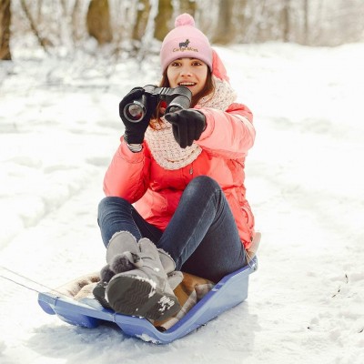 Skullies & Beanies Winter Pom Pom Beanie Men & Women Pembroke Welsh Corgi Mom Embroidery 1 Size - Navy - C018A0EZXLT $11.28