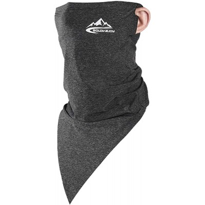 Balaclavas Cooling Ear Loops Neck Gaiter Bandana Mask Face Scarf Balaclava for Men & Women - 07-dark Grey - C3197NZW5EN $8.49