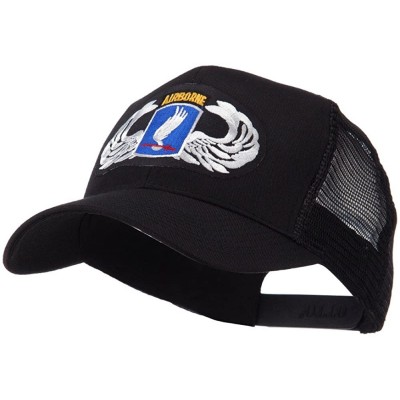 Baseball Caps Air Borne Wing Shape Patched Mesh Cap - 173rd - C118WTRWGXW $20.29