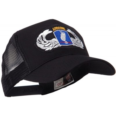 Baseball Caps Air Borne Wing Shape Patched Mesh Cap - 173rd - C118WTRWGXW $20.29