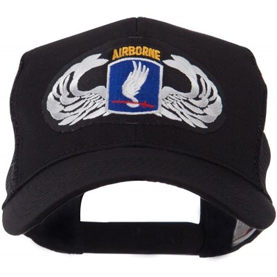 Baseball Caps Air Borne Wing Shape Patched Mesh Cap - 173rd - C118WTRWGXW $20.29