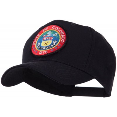Baseball Caps US Western State Seal Embroidered Patch Cap - Colorado - CZ11FIUCW8R $16.36
