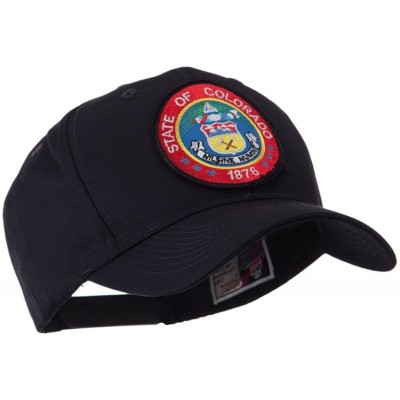 Baseball Caps US Western State Seal Embroidered Patch Cap - Colorado - CZ11FIUCW8R $16.36