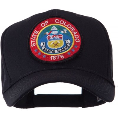 Baseball Caps US Western State Seal Embroidered Patch Cap - Colorado - CZ11FIUCW8R $16.36