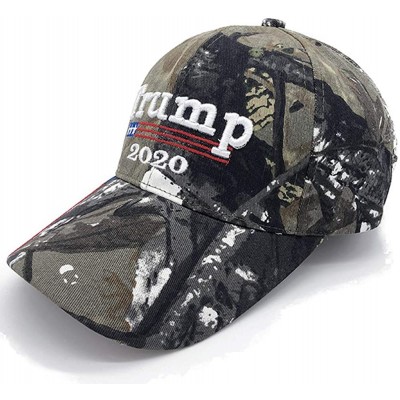 Baseball Caps Trump Hat 2020 Keep America Great USA Flag Baseball Cap - Camo - CX18QOQGKIT $13.28