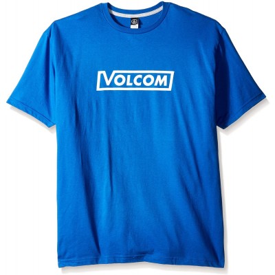 Baseball Caps Men's Vol Corp Short Sleeve Tee - True Blue - C817YH44WOX $16.21