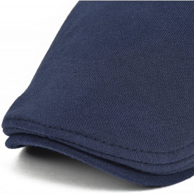 Newsboy Caps Men's Cotton Flat Ivy Gatsby Newsboy Driving Hat Cap - Navy - CX17YCZWGME $13.73