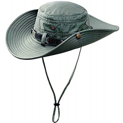 Sun Hats Jungle Camo Boonie Sun Hat Snap Wide Brim Caps Outdoor Fishing Hunting Safari Cap - 11 - C418QA2YSQE $11.02