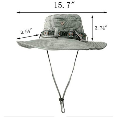 Sun Hats Jungle Camo Boonie Sun Hat Snap Wide Brim Caps Outdoor Fishing Hunting Safari Cap - 11 - C418QA2YSQE $11.02