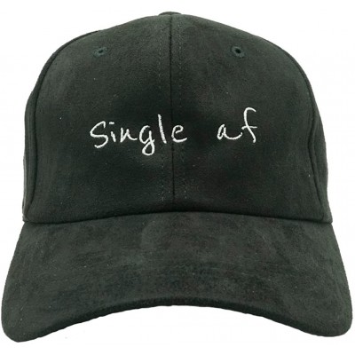 Baseball Caps Single AF Dad Hat - Black - C7189K5W4CE $18.68