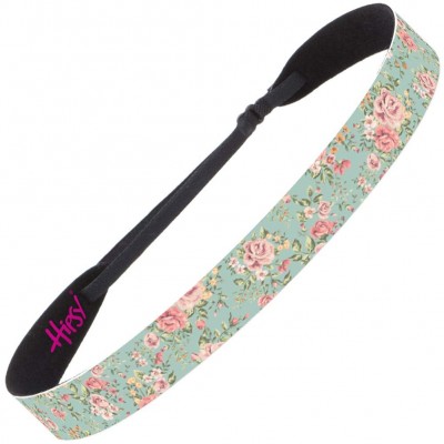 Headbands Cute Fashion Adjustable No Slip Hairband Headbands for Women Girls & Teens (Mint Country Floral 1pk) - CP18R4Y64E7 ...