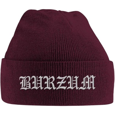 Skullies & Beanies Beanie Hat Grey Band Logo Official Maroon Embroidered - CC18YRG3N2C $22.10