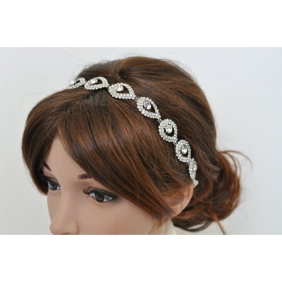 Headbands Bridal Headband- Wedding Belt Sash or Headwrap - C511L61V0WL $13.21