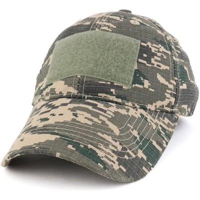 Baseball Caps Military Tactical Hook Front Patch Blank Cotton Adjustable Baseball Cap - Digital Camo - C617YLG9TTM $17.63