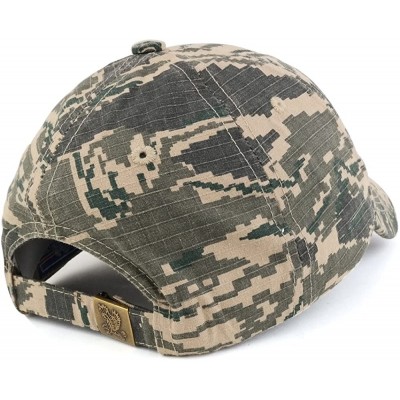 Baseball Caps Military Tactical Hook Front Patch Blank Cotton Adjustable Baseball Cap - Digital Camo - C617YLG9TTM $17.63