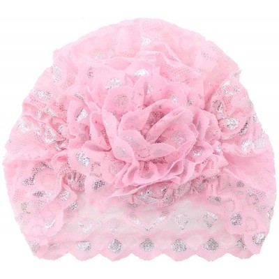 Skullies & Beanies Translucent Lightweight Bonnet Women Muslim Stretch - Pink - C618KHNHU09 $9.09