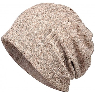 Skullies & Beanies Womens Slouchy Beanie Infinity Scarf Sleep Cap Hat for Hair Loss Cancer Chemo - 2 Pack Black-coffee - C519...