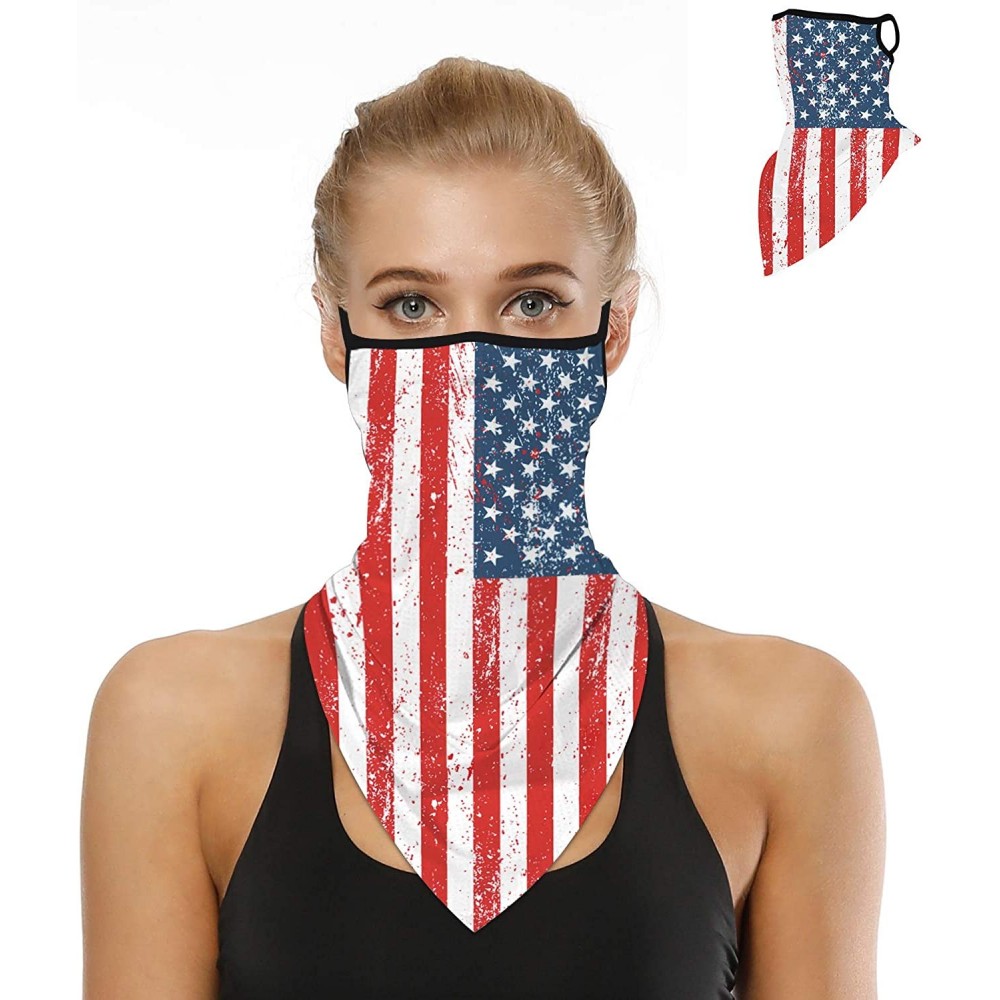 Balaclavas Face Bandana Neck Gaiter Face Scarf Ear Loops Balaclava for Dust Mask Man Woman - National Flag 4-(1pcs) - CH198GY...