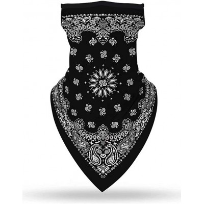 Balaclavas Face Scarf Bandana Ear Loops Face Rave Balaclava Men Women Neck Gaiters for Dust Wind Motorcycle Mask - Pattern 7 ...