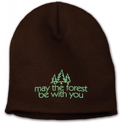 Skullies & Beanies Natured Themed Novelty Gift Winter Hat Beanies - Forest Be With You - C712N6JM8EO $20.02