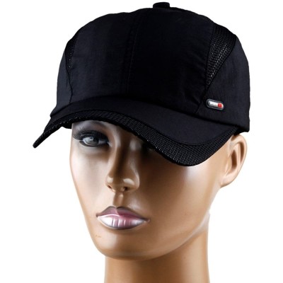 Baseball Caps Unisex Sun Hat-Ultra Thin Quick Dry Lightweight Summer Sport Running Baseball Cap - C-black - CW12I4IRIMJ $12.07