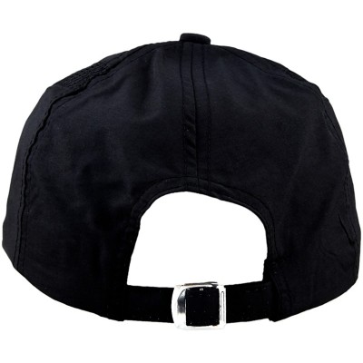 Baseball Caps Unisex Sun Hat-Ultra Thin Quick Dry Lightweight Summer Sport Running Baseball Cap - C-black - CW12I4IRIMJ $12.07