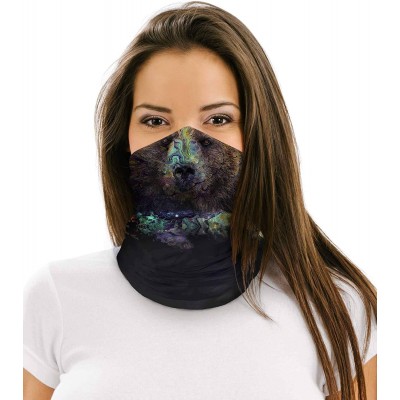 Balaclavas 12 in 1 Multifunctional Headwear Face Mask Headband Neck Gaiter - Spirit Bear - C4197XSCZQ0 $18.38