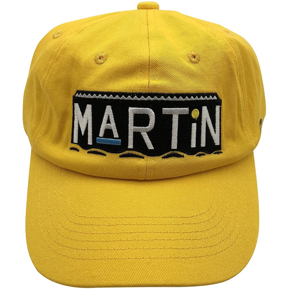 Baseball Caps Dad Hat Baseball Cap Unconstructed Adjustable Dad Hats for Men Embroidery Hat - Yellow - CV187WL2IQ2 $15.55