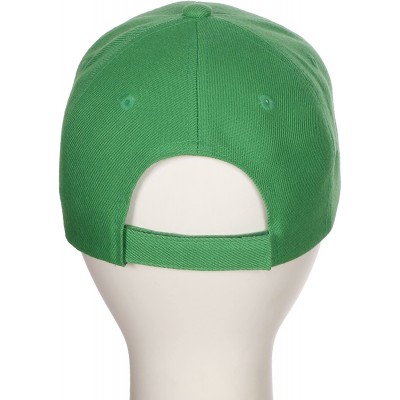 Baseball Caps Classic Baseball Hat Custom A to Z Initial Team Letter- Green Cap White Black - Letter D - CE18IDUXC64 $12.12