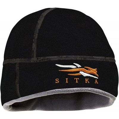 Balaclavas Gear Men's Jetstream Windstopper Fleece Hunting Beanie - Sitka Black - C812C7RYVJB $47.87