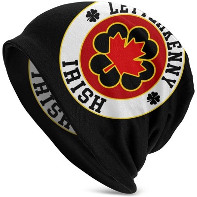 Skullies & Beanies Letterkenny Irish Shoresy Ice Hockey Beanie Hat Skull Cap - Black - CR18Z73R2W5 $26.48