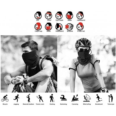 Balaclavas Bandanas Headwear Seamless Headwrap Balaclava - A1 - C818W56H28U $23.17