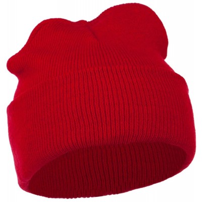 Skullies & Beanies Super Stretch Knit Watch Cap Beanie - Red - C211LUGVI01 $7.45