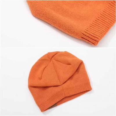 Skullies & Beanies Women Light Soft Wool Double-Layer Beanie Skull Hat Stylish Outdoor Urban Cap Winter Fall Spring - CZ18Y8Q...