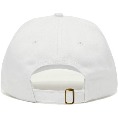 Baseball Caps Character Baseball Embroidered Unstructured Adjustable - White - CZ18CHDTTEN $13.59