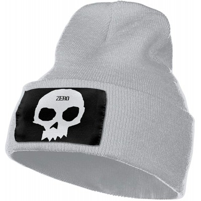 Skullies & Beanies Mens & Womens Zero Skateboards Single Skull Skull Beanie Hats Winter Knitted Caps Soft Warm Ski Hat Navy -...