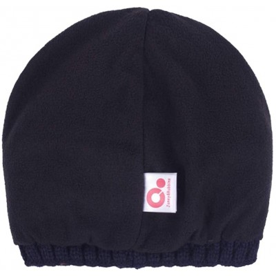 Skullies & Beanies Knit Visor Brim Beanie Hats Fleece Lined Skull Ski Caps (Black) - CY11RFD7H7V $14.45