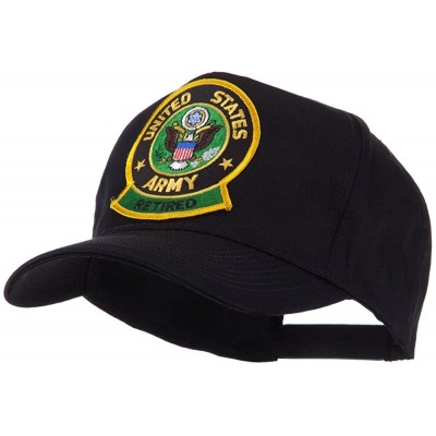 Baseball Caps Retired Embroidered Military Patch Cap - Army Retired - C211FITNN81 $20.79