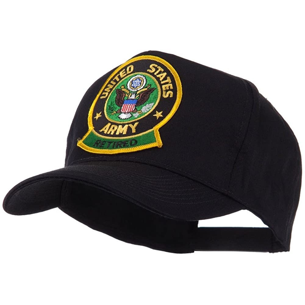 Baseball Caps Retired Embroidered Military Patch Cap - Army Retired - C211FITNN81 $20.79