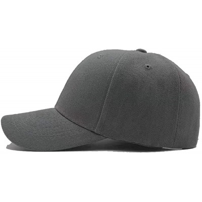 Baseball Caps Baseball Cap Casual Adjustable Plain Baseball Hat for Men Women Dad Tucker Ball Cap - 2 Pcs Dark Grey&dark Grey...