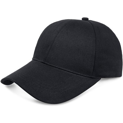 Baseball Caps Classic Polo Baseball Cap Ball Hat Adjustable Fit for Men and Women - Black2 - C518WD9RI95 $11.44