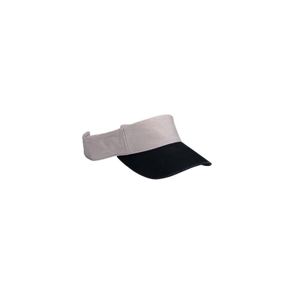 Visors Youth Cotton Twill Washed Visor - Stone/Black - CM110BA1X47 $11.98