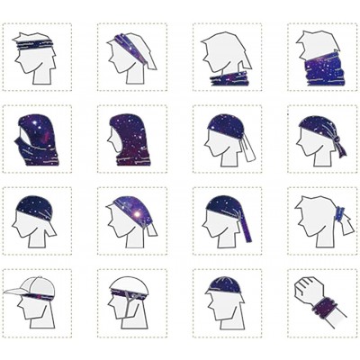 Balaclavas Face Mask Seamless Rave Bandana Dust Wind UV Protection Neck Gaiter Mask Headwear - Tie-dye2 - C0197T06KLU $9.79
