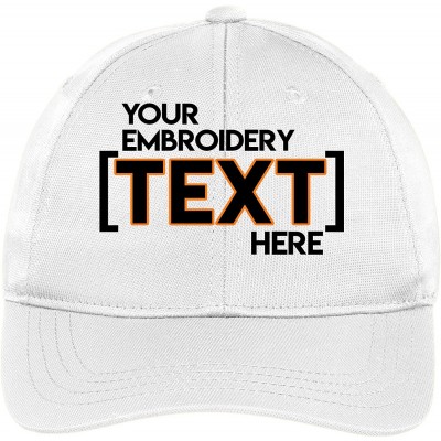 Baseball Caps Custom Embroidered Youth Hat - ADD Text - Personalized Monogrammed Cap --White - CD18ECT5238 $18.72